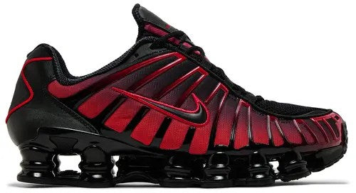 Nike Shox TL Black University Red Gradient