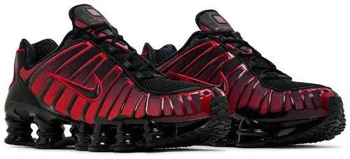 Nike Shox TL Black University Red Gradient