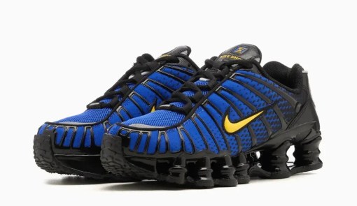 Nike Shox TL Black Lyon Blue Varsity Maize