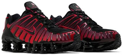Nike Shox TL Black University Red Gradient